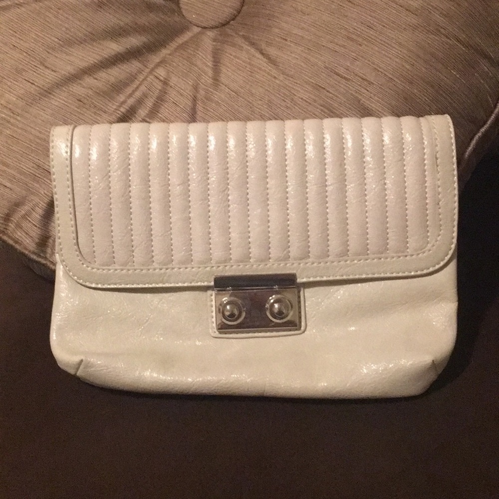 Off white clutch